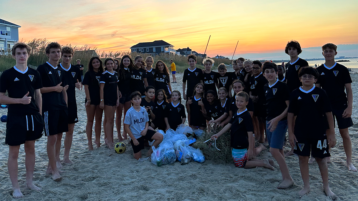 Virginia Beach City FC Academy Hosts a Successful Beach CleanUp with